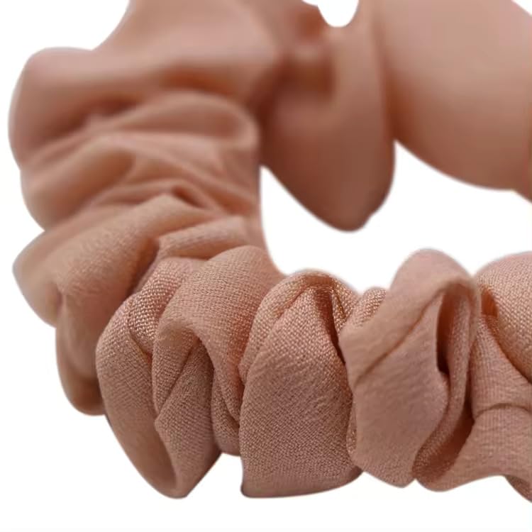 Image of GITGRNTH Soft Cotton Hair Ties for Women - No Damage Elastic Hair Bands - Durable Rubber Band for Women - Ideal Ponytail Holders - Comfortable Hair Accessories - Gentle on All Hair Types - Perfect for Thick and Thin Hair - Scrunches for Women - Kids Hair Rubber Band