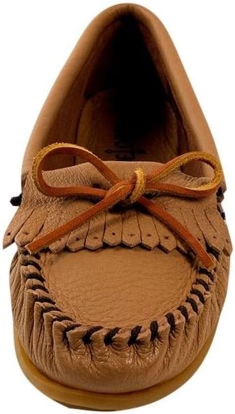 Minnetonka Women's Deerskin Kilty Moccasin