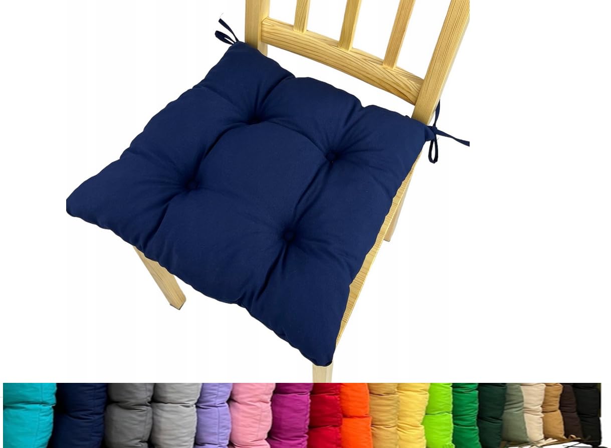 Set Cuscini Esterni Per Sedia A Seduta Profonda – Cuscino Sedia 56x55 Cm + Schienale 40x55 Cm, Impermeabile E Antivento, Con Cinghie