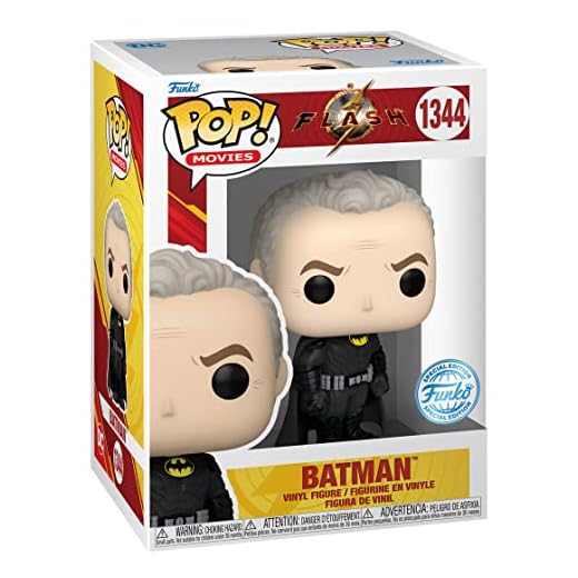 Funko Pop! Movies DC: The Flash - Batman (Keaton) Unmasked (ALT) (PX Exclusive) #1344 Vinyl Figure