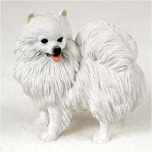 Conversation ConceptsAmerican Eskimo, Miniature Original Dog Figurine (4in-5in)