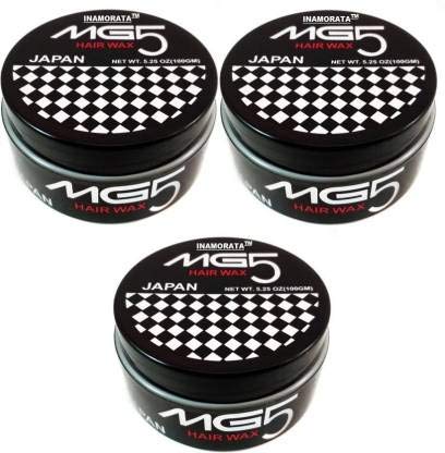 Image of INAMORATA MG5 HAIR STYLING WAX, HAIR WAX, HAIR GEL, HAIR STYLING CREAM, MG5 HAIR WAX FOR MEN AND WOMEN, PACK OF 3