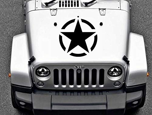 Print Corner Sticker Autocollant Jeep Full Star (Modèle 5) - 4 Couleur au Choix