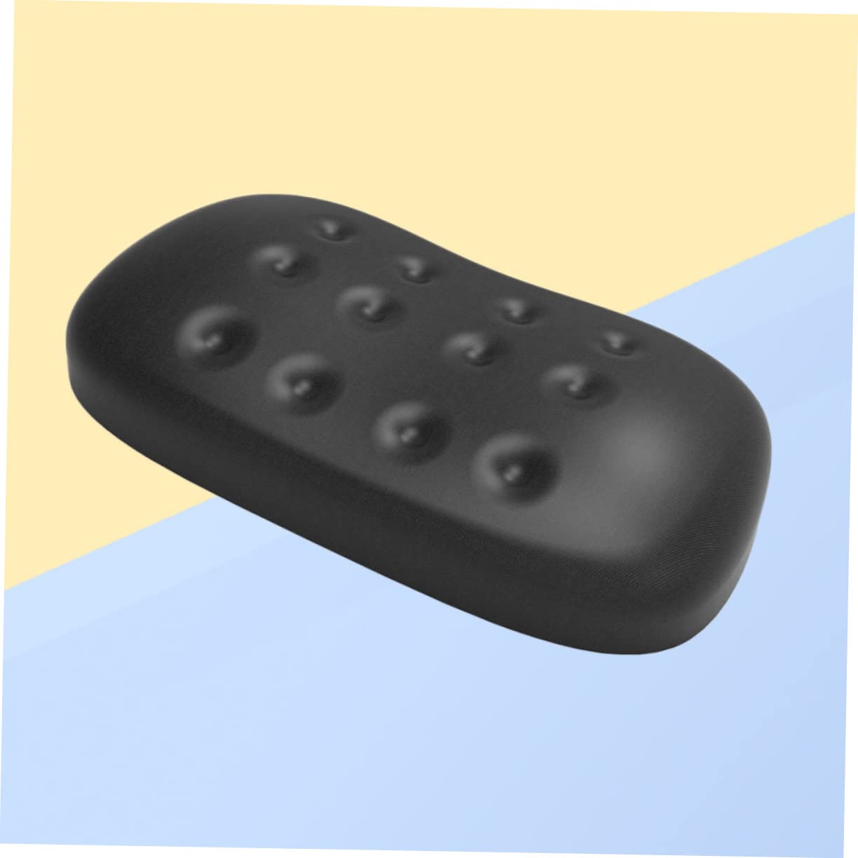 OSALADI 3 Pezzi Pad pad memory foam poggiapolsi delle mani poggiapolsi per mouse tappetino per mouse a mano tampone topo poggiamano memoria Nero