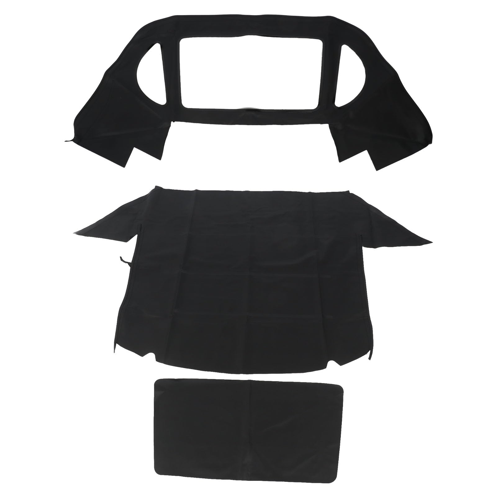 Techo Convertible Negro para R129 SL Cuerpos 1990 2002 MB03 22, Reemplazo de Lona Resistente a la Abrasión, Ajuste para 300SL SL320 500SL SL500 600SL SL600, Protección contra