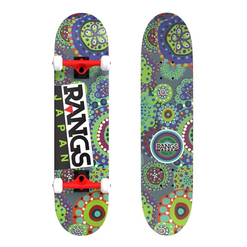 ラングスジャパン(RANGS) ラングスR1スケートボード レッド 7.25×28インチ コンプリートセット PUウィール