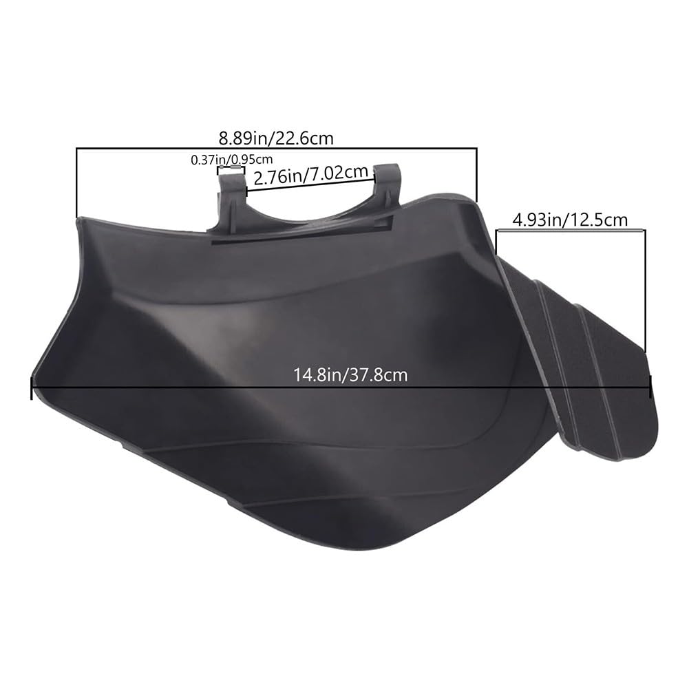 Canal deflector para cortacésped Craftsman de 22 pulgadas, pieza de repuesto 532426129, compatible con Poulan Husqvarna, descarga de césped de plástico