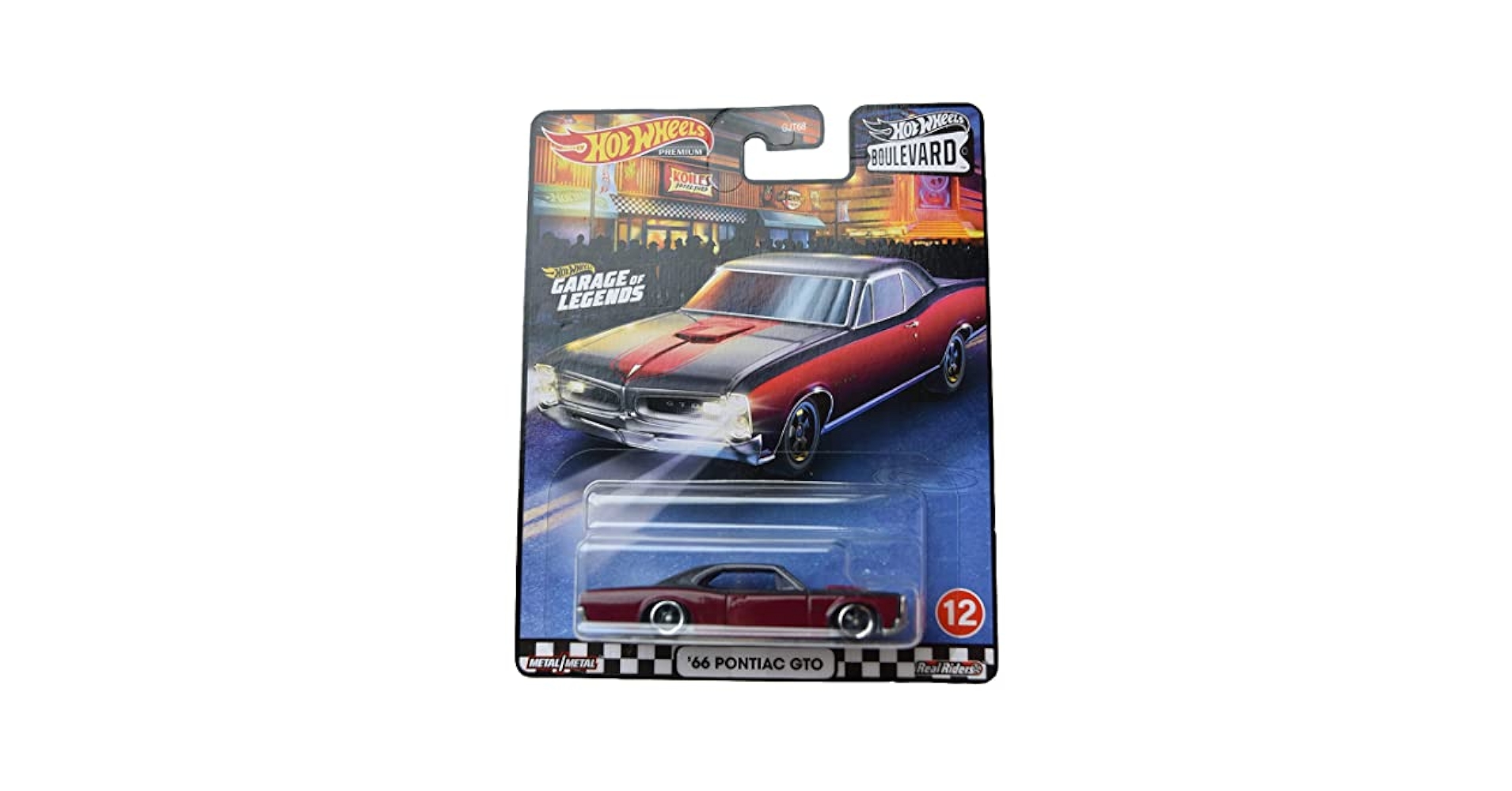 ⭐︎⭐︎レア⭐︎⭐︎　ホットウィール 限定　2台セット　'66 GTO 送料込2台セット Hot Wheels BOULEVARD '66 PONTIAC GTO 32 HW