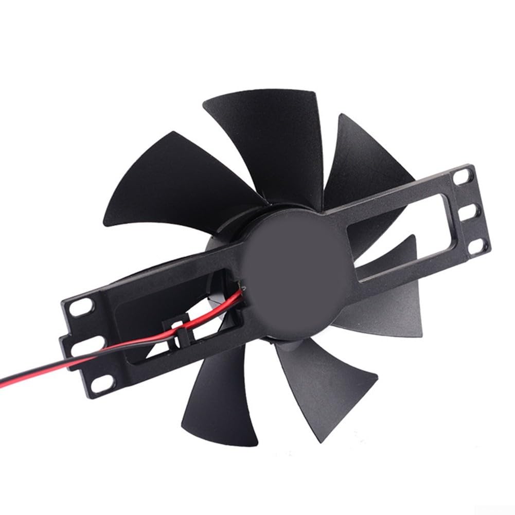 Ventilateur de refroidissement pour cuisinière à induction, 18 V, remplacement pour plaque à induction, design en plastique à 7 lames, refroidissement efficace CC 18 V pour appareils de cuisine