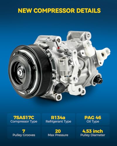 Image of PHILTOP 168348 NEW AC Compressor w /Clutch for IS250 RWD 2014-2015