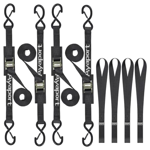 Ayaport Cam Buckle Tie Down Straps 8ft 1250lbs...