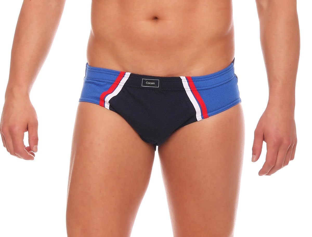 Cocain underwear 6 | 9 | 12 sztuk kolorowych męskich majtek sportowych majtki bez rozporka 100% bawełna czesana w różnych kombinacjach kolorystycznych rozm. M do 4XL