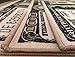 HUAHOO Money Rugs 100 Dollar Bill Runner Cool Area Rug for Living Room Kitchen Rug Laundry Runner Rug Bedroom Bathroom Mat (18