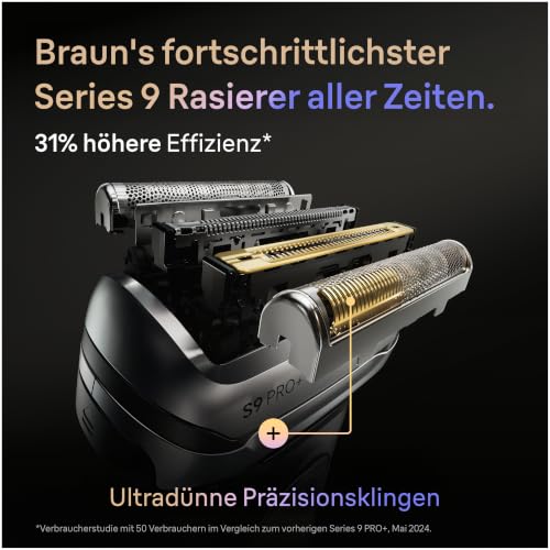 Braun Elektrorasierer Scherkopf Series 9 PRO+, 96M, Silber – Ansicht 4