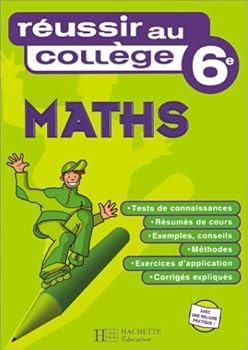 Paperback Réussir au collège : Maths, 6ème Book