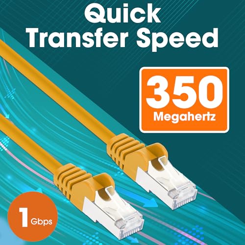 Cable de Red Intellinet Cat5e 10 Cables 2 ft Amarillo miniatura 2