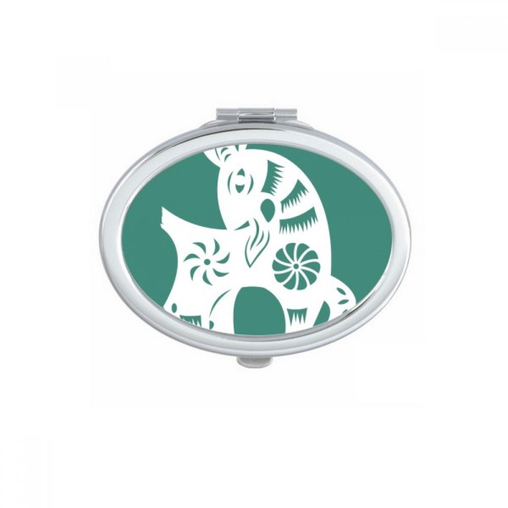 Miroir Ovale Maquillage Compact : Fini les Retouches Imprécises avec ce Miroir Portable Mouton