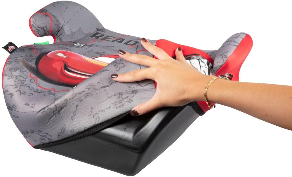 Siège de voiture Disney Cars i-Size ECE R129 avec dossier pour enfant. Élévateur de voitures pour enfants de 6 à 12 ans, 125-150 cm, 22-36 kg