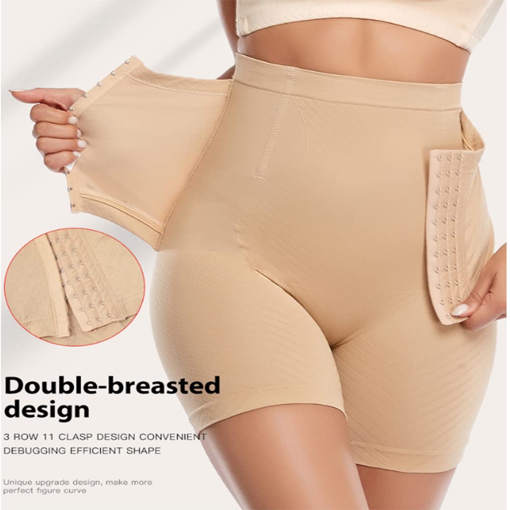 TTDGYYXW Damski podnośnik typu push up Butt Lifter Slim Body Mocno wyszczuplający brzuch z haczykami Bielizna modelująca Wysoka talia Trainer