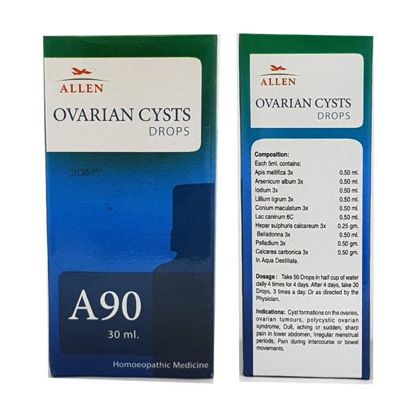 Allen A90 Ovarian Cysts Drop - 30 ml Pack Of 3