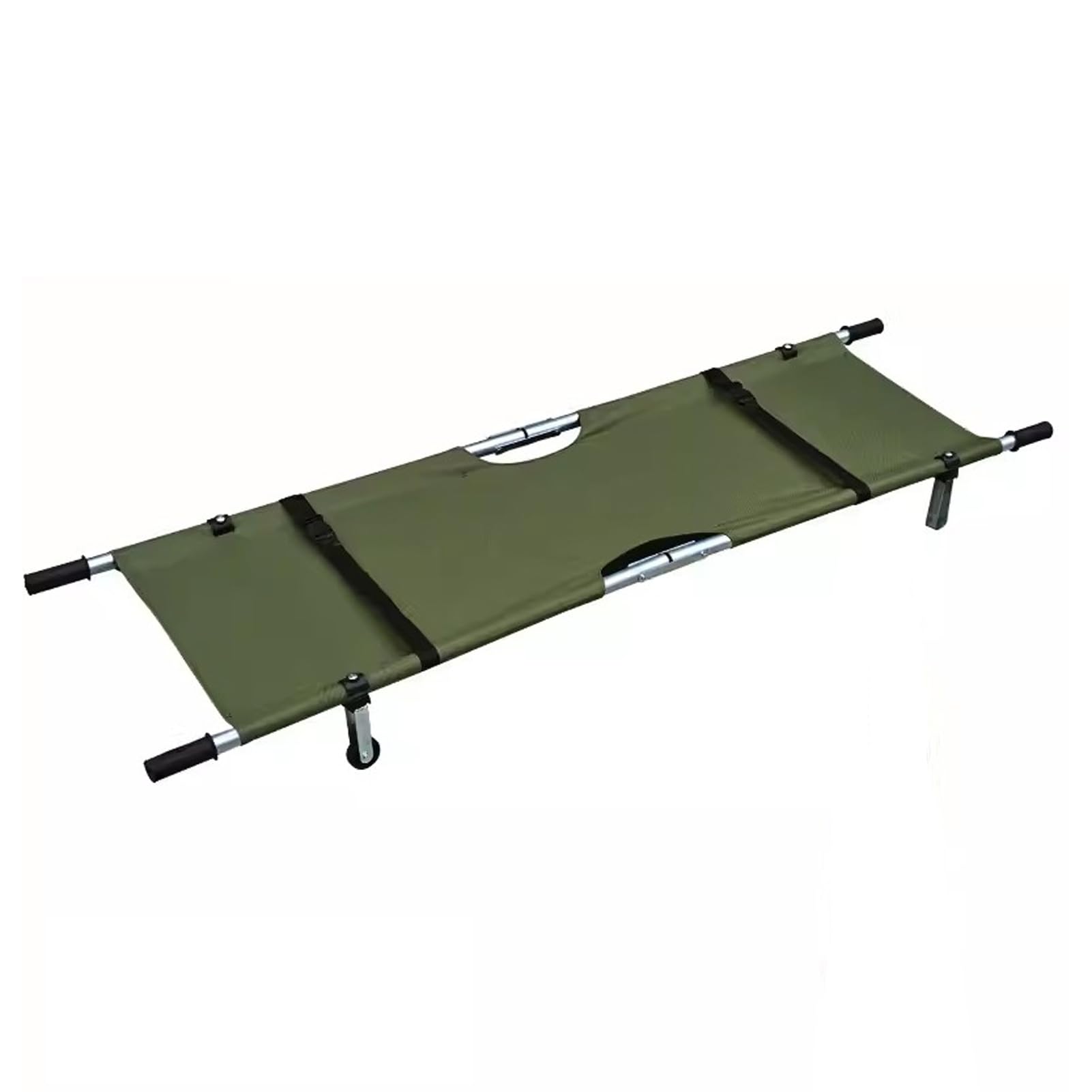 YNIYUJKL Medical Emergency Folding Stretcher, Portable Ambulance Stretcher, Multifunctional Stretcher, Simple Ambulance Stretcher, Portable Folding Stretcher,Army Green-A