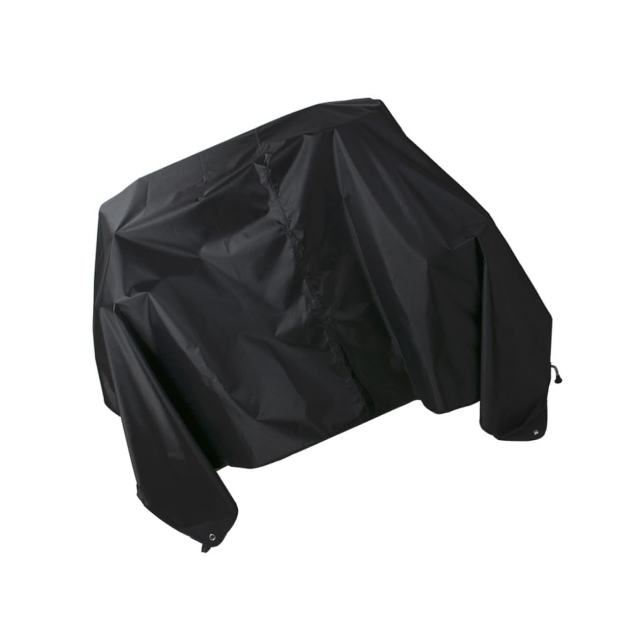 GOOHOCHY Drum Set Dust Cover Black Silver Double-sided Protective Cover for Drum Set Easy to Store