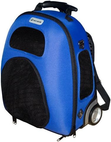 Pet Gear I-GO2 Weekender Rolling Pet Backpack for Cats and Dogs up to 8-pounds, Lavender