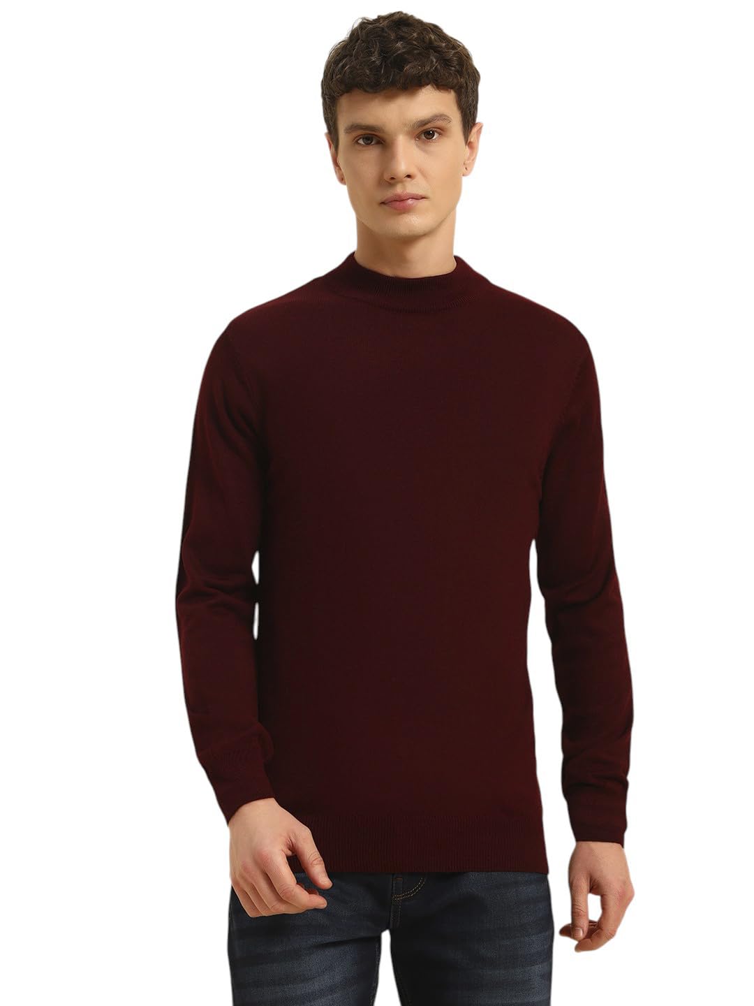 cantabil Sweater for Men l Winter Wear Acrylic Fabric Pull-On Closure Round Neck Regular Fit Solid Pattern (P_MSWT00149)-picture-16