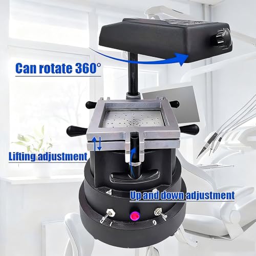 Dental Vakuumformmaschine, 1200W Thermoformausrüstung für Kieferorthopädie und Laborgebrauch