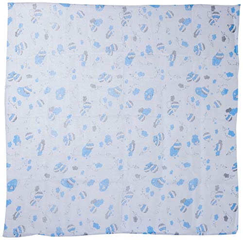 Papi Textil Fralda Papi Estampada Para Bebê 80Cm X 80Cm Contém 05 Un