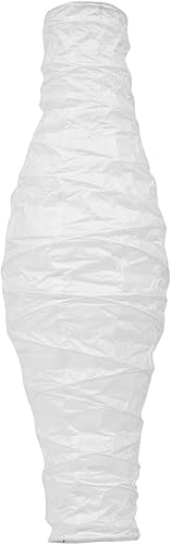 Balacoo Lámpara de pie de papel, pantalla de lámpara de pie alta, cubierta de lámparas de pie de papel de arroz para dormitorio, sala de estar,