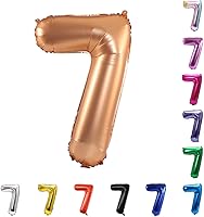 Vista 92 de YPSelected Globo de aluminio grande de 32 pulgadas con número de helio, cumpleaños, boda, fiesta, 0-9 (azul bebé, 2)