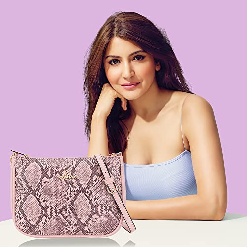 Image of Lavie Women's Pyth Keg Textured Sling Bag | Ladies Purse Handbag