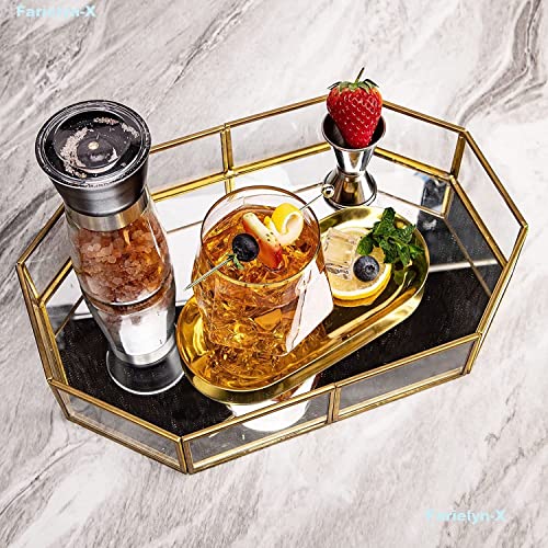 Image of Whiskey Glass Transparent, 310 ML, Whisky Glass, Diamond Design Bar Glass for Drinking Bourbon, Whisky, Scotch, Cocktails, Cognac - Old Fashioned Cocktail Tumblers Set of 6 (Gold .$., 6)