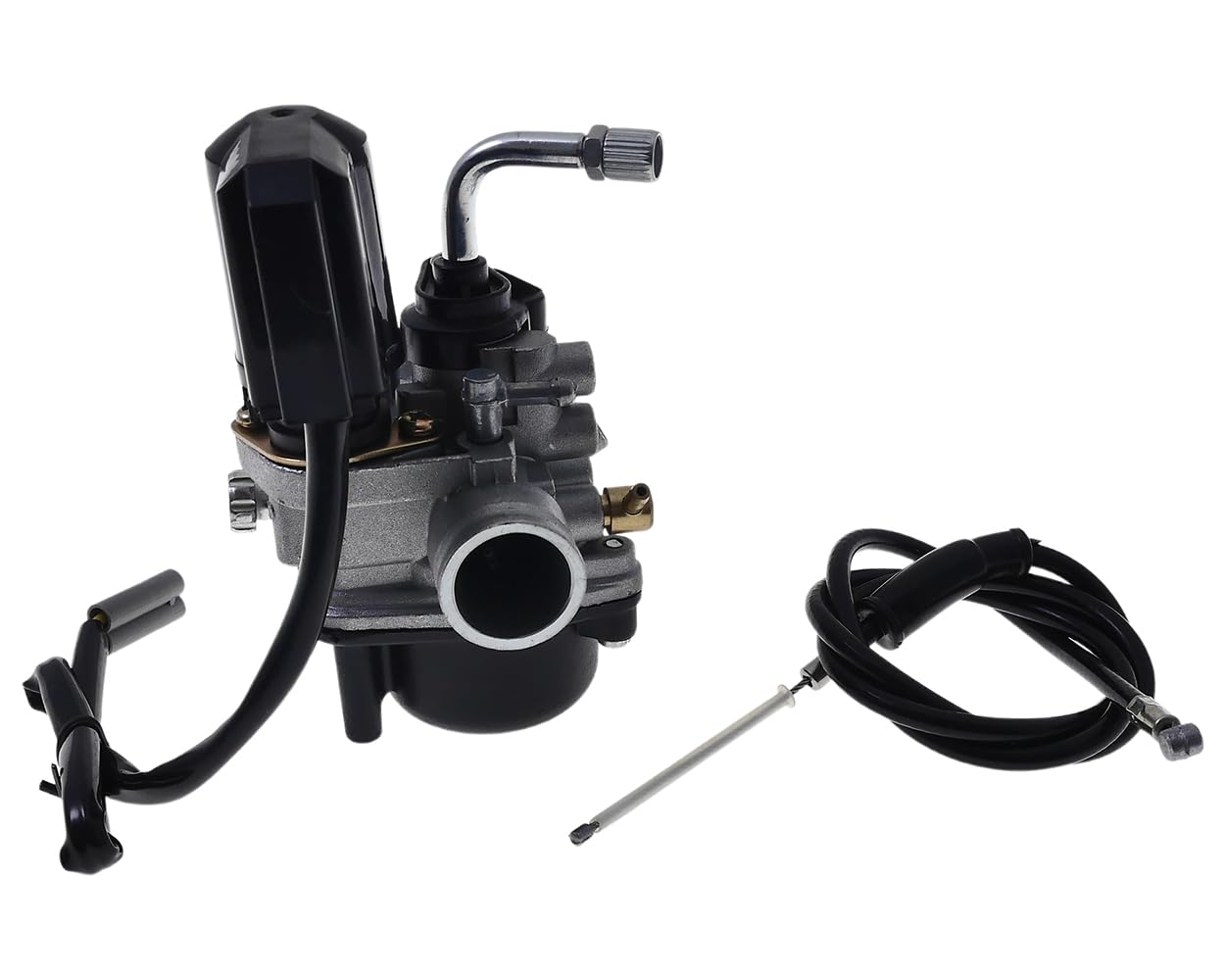 2EXTREME carburateur 17,5 millimètres, starter compatible avec Sfera, Storm | Kit carburation SPORT, raccords huile et dépression; prise électrique à vérifier, compatible avec PIAGGIO Diesis 50, Fly 50