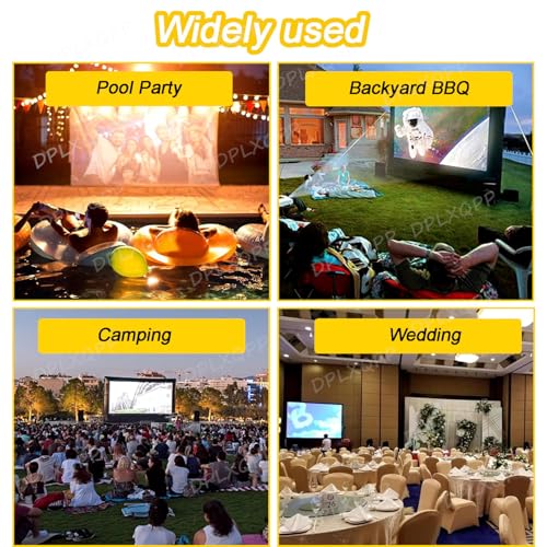 Pantalla Inflable para Cine al Aire Libre 24ft 16:9 miniatura 2