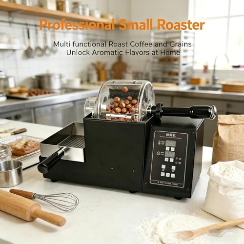 Tostador de café de alta precisión con termostato y accesorios incluidos 3