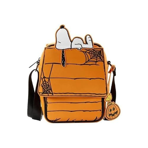 Loungefly Peanuts Great Pumpkin Snoopy Doghouse Women's Crossbody #TOP17