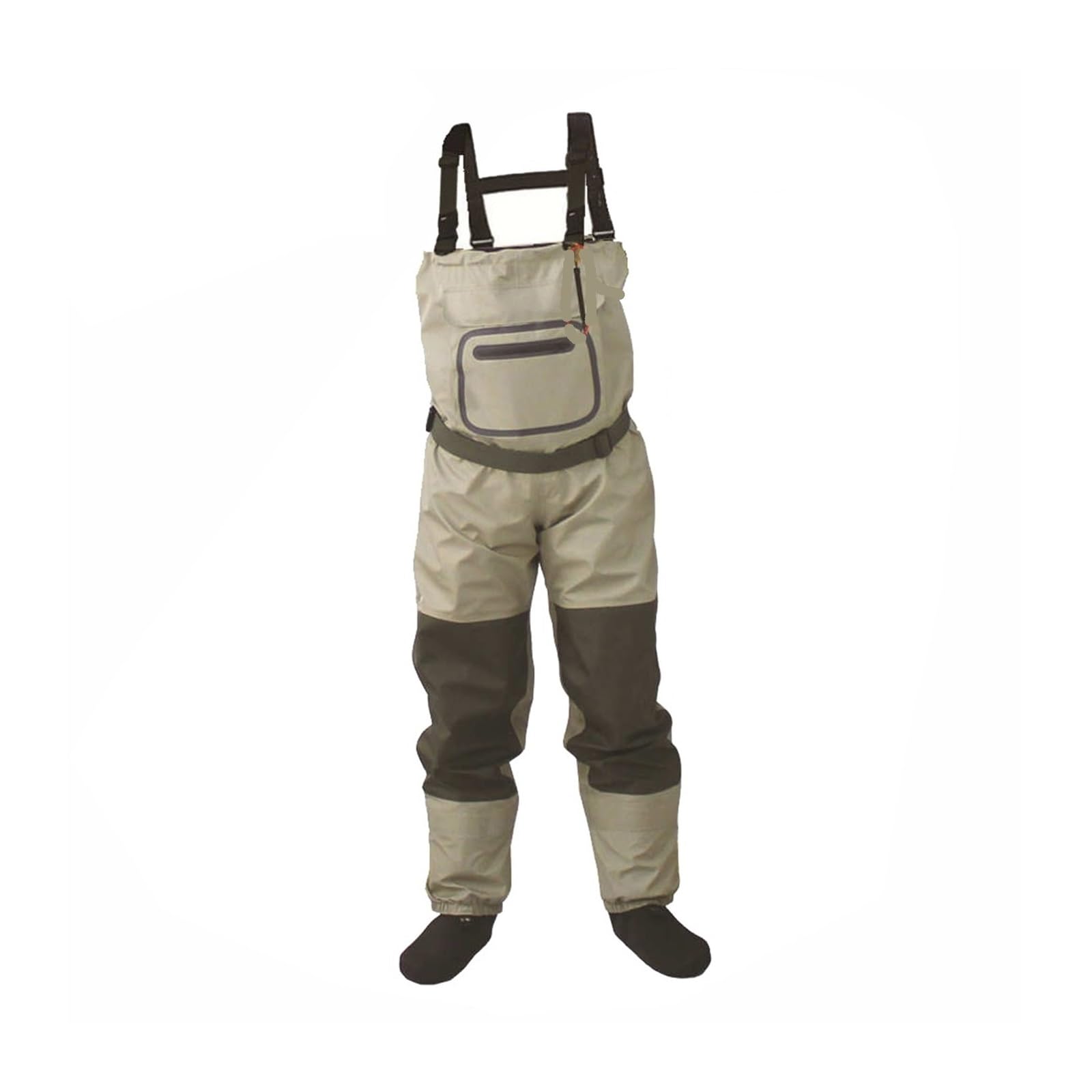Wathose Herren Wathose for Fliegenfischen, atmungsaktiv, wasserdicht, mit Strumpffuß, Flusswathose for Damen und Herren