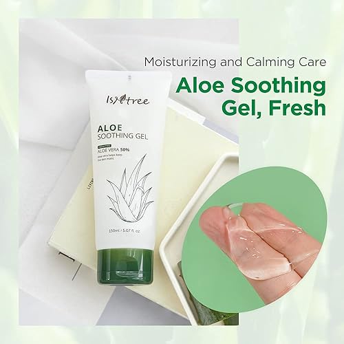Miniatura 2 de IsNtree Gel calmante ALOE, FRESH 5.07Fl Oz Aloe Vera Humectante  Cosméticos Coreanos