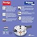 Prestige Deluxe Alpha Svachh Stainless Steel Pressure Cooker with Alpha Base and Deep Lid for Spillage Control, (4.0 L Junior Handi)