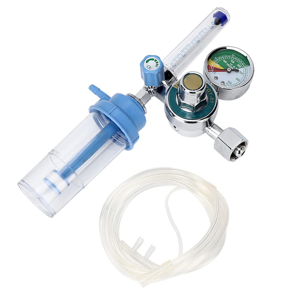 Buy Oxygen Inhalator Pressure Reducing Valve Regulator Flow Meter
