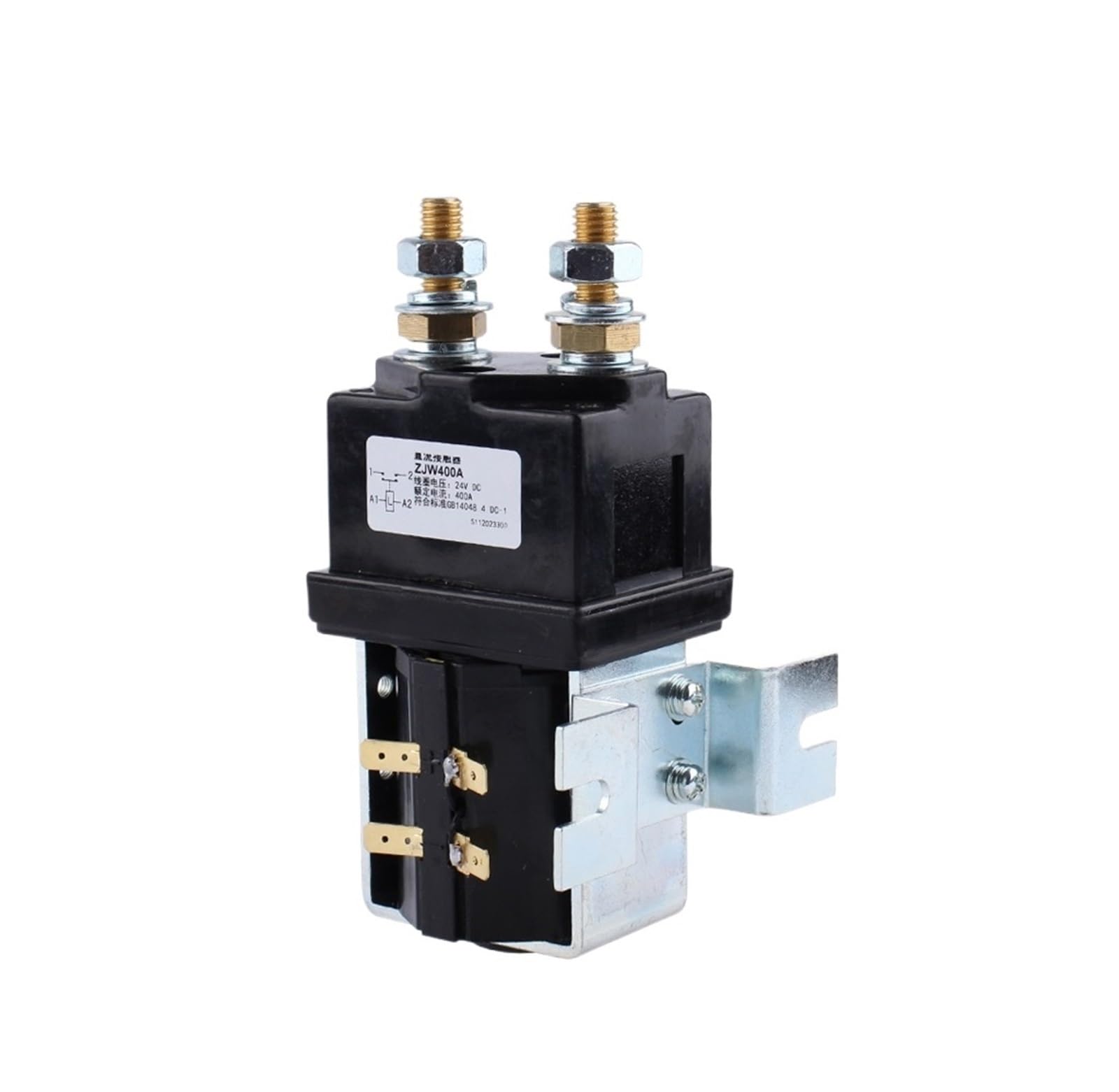 QfUxYYSLD DC Contactor Normally Open 12V 24V 36V 48V 60V 72V ZJW400A for Forklift Handling, Drawing, Vehicle, Car, Pump Motor 1NO(36V)