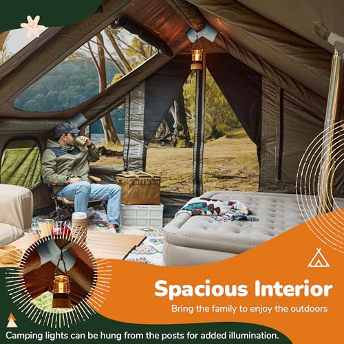 Carpa Inflable EROMMY para 8 Personas 13x10 FT 4 Temporadas miniatura 3