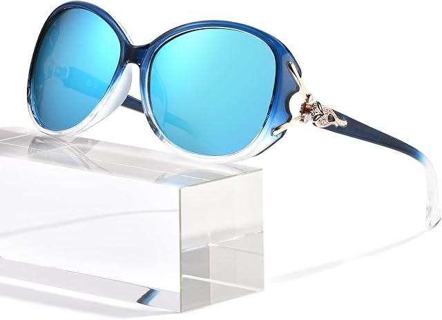FIMILU Classic Oversized Sunglasses for Women, HD Polarized Lenses UV400 Protection Fashion Retro Eyewear