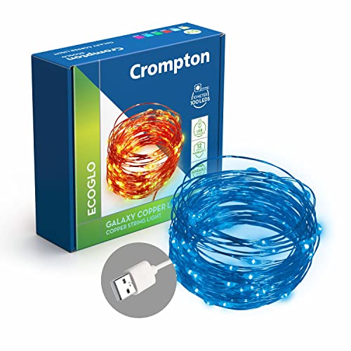 Crompton Galaxy Copper USB String Lights Front View