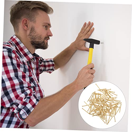 ULTECHNOVO clavos de cabeza redonda de cobre puro para sujeción de muebles y accesorios para proyectos en casa y oficina miniatura 7