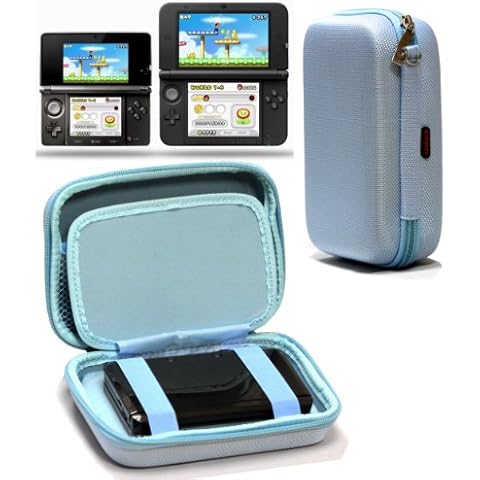 Navitech Blue Premium Travel Hard Carry Case Cover Sleeve Compatible With The Nintendo 3DS XL & 3DS Cover