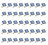 TANG SONG 40PCS JW.ORG Square Gold Lapel Pin Jehovah Witness JW.org Neck Tie Hat Tack Clip Women or Men Suits, 1