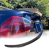 MCARCAR KIT Carbon Fiber Trunk Spoiler Compatible with 2005-2012 BMW 3-Series E90 Sedan E90 M3 Sedan Rear Boot Lid Highkick Spoiler Wing Lip Factory Outlet